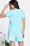 Zivame Knit Cotton Shorts Set - Island Paradise — thumbnail 4